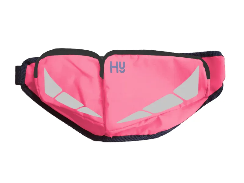 Hy Equestrian Viz Reflector Bum Bag - Pink